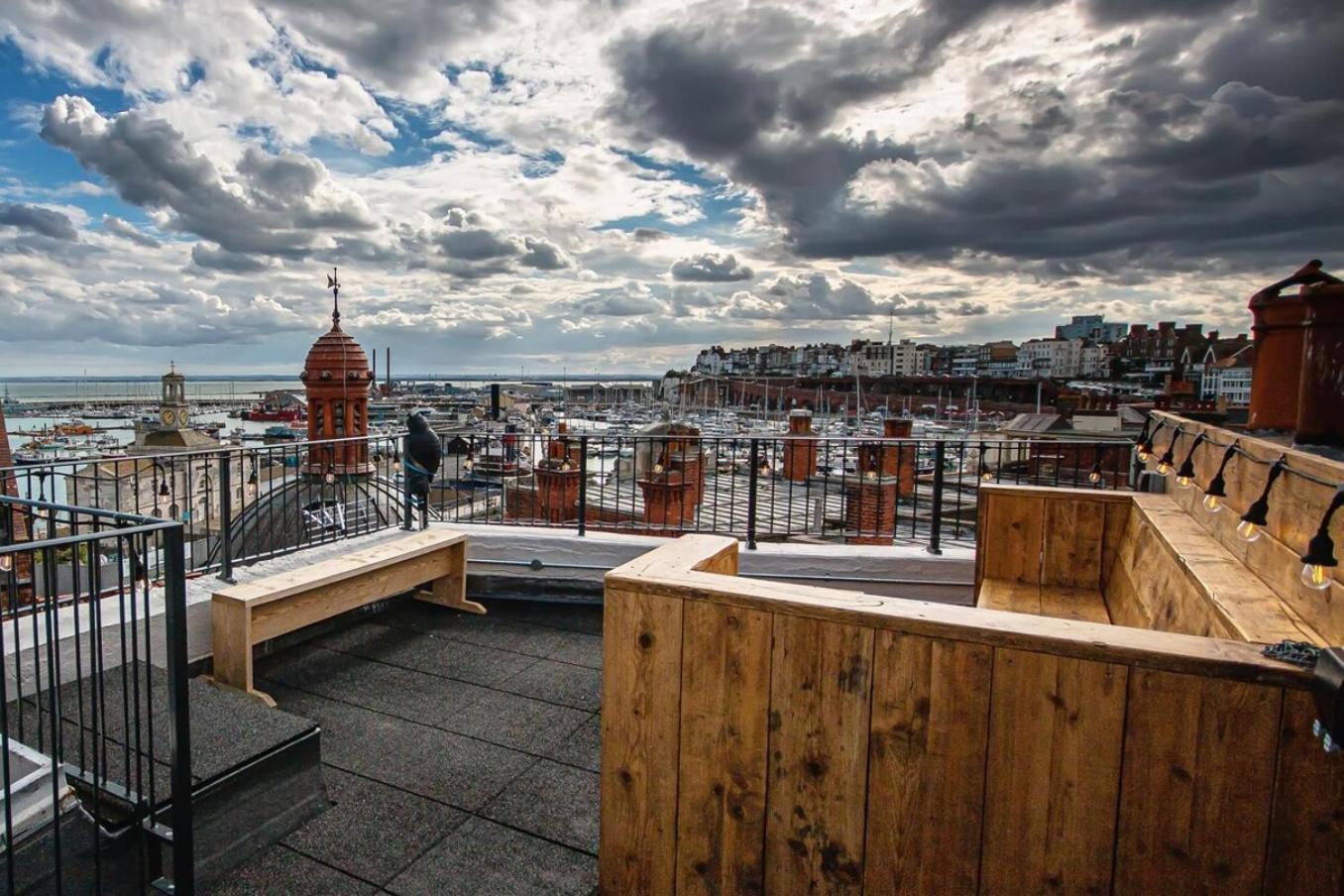 Harbourside Roof Terrace & Sea Views By Adliv Villa Ramsgate Dış mekan fotoğraf